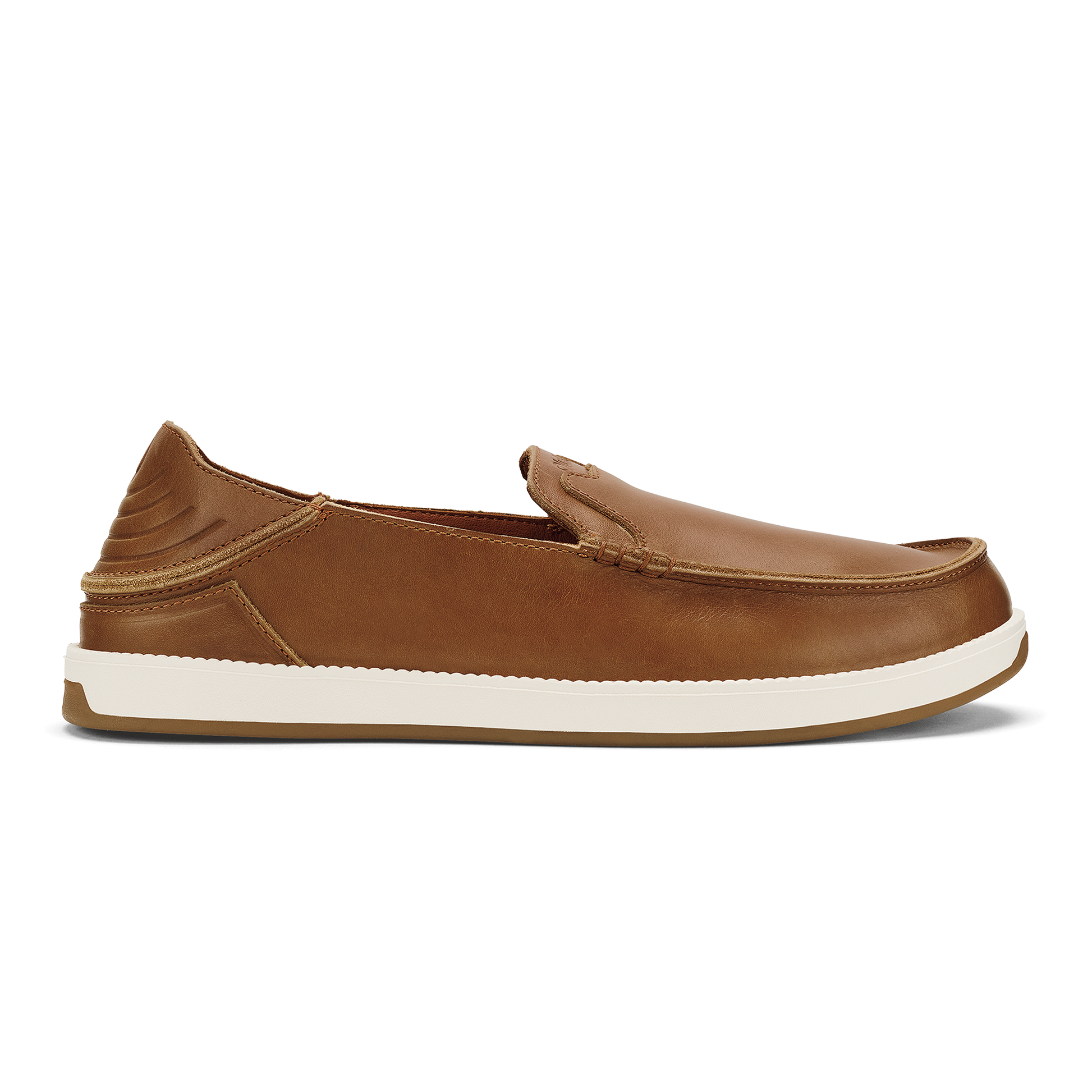 Olukai Fox Kakaha Nia Men's Leather Slip On Shoes 10557-FXFX
